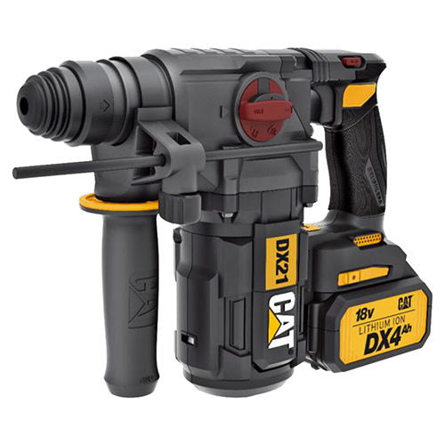 [CAT-DX21] ROTOMARTILLO SDS PLUS 1 S/CARBONES 18 V 3 FUNCIONES 2.2 J C/2 BAT. 2 AMP Y CARGA