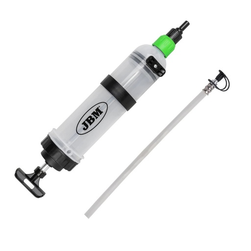 [JBM-52498] PISTOLA DE SUCCIÓN DE POLIPROPILENO TRANSPARENTE P/ACEITES, LIQUIDOS DE FRENO Y ANTICONGELANTES