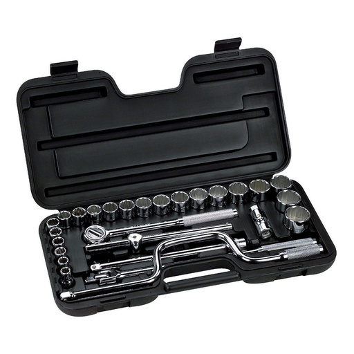 [STA-86-504] JUEGO DE DADOS STANLEY METRICOS 1/2" CON 29PZ