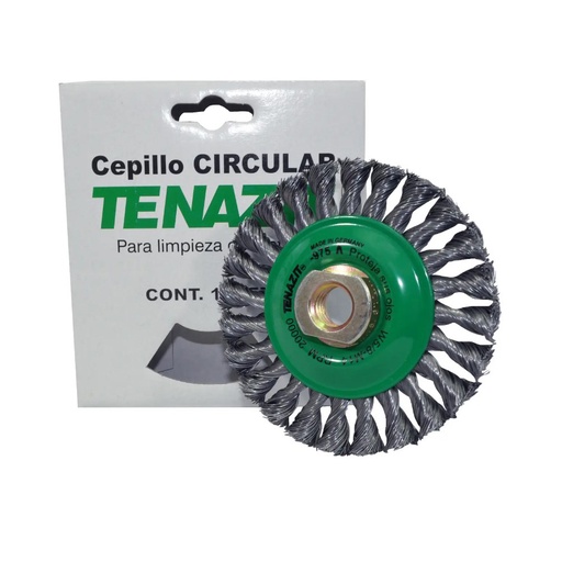 [AUS-975-CA] CEPILLO COPA TRENZADO C VASTAGO DE 3/4"X0.014"X1/4" AC. AL CARBON