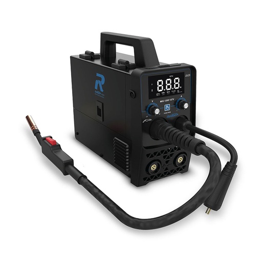 [RED-MIG-120D] SOLDADORA INVERSOR MICROALAMBRE DE 110V 120AMPS P/FUNDIR C/GAS Y S/GAS TEC. IGBT PROCESOS MMA Y MIG (USO RUDO)