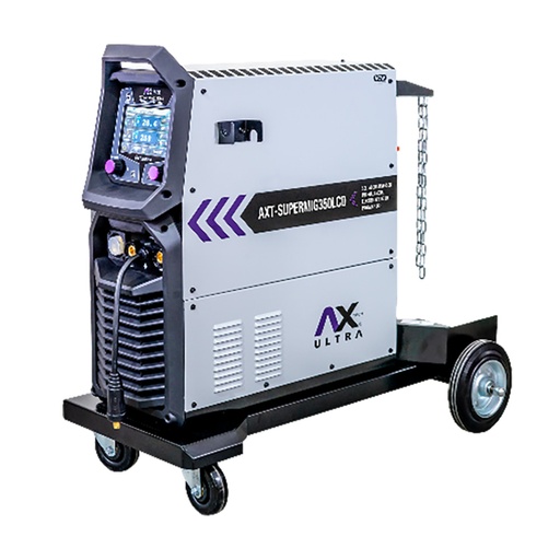 [AXT-SUPERMIG350LCD] SOLDADORA INVERSOR 350AMP MIG GAS/NO GAS,ELECTRODO,TIG MULTIFASE, MULTIV 220/440V 1 O 3-PH USO INDUSTRIAL