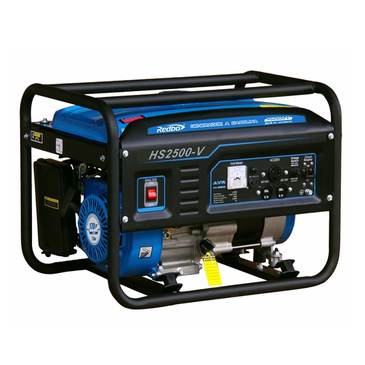 [RED-HS2500-V] GENERADOR A GASOLINA 2200 WATTS DE 7 HP 110/220 V 60Hz ARRANQUE MANUAL PESO 43.6 KGS