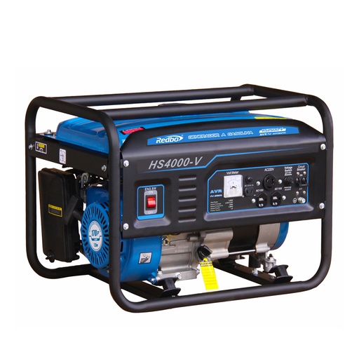 [RED-HS4000-V] GENERADOR A GASOLINA 3000 WATTS DE 7 HP 110/220 V 60Hz ARRANQUE MANUAL PESO 48.6 KGS