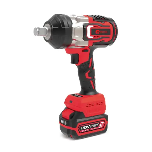 [EDO-ED-IW-1000PBL] LLAVE DE IMPACTO DE 1/2 1000 NM CON 2 BATERIAS DE 4 AMP ULTRA 2 DADOS DE IMPACTO Y CARGADOR