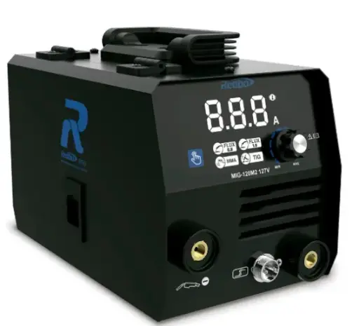 [RED-MIG-120M2] SOLDADORA INVERSOR MICROALAMBRE DE 110V 120AMPS P/FUNDIR USO SOLAMENTE SIN GAS TEC. IGBT PROCESOS MMA Y MIG