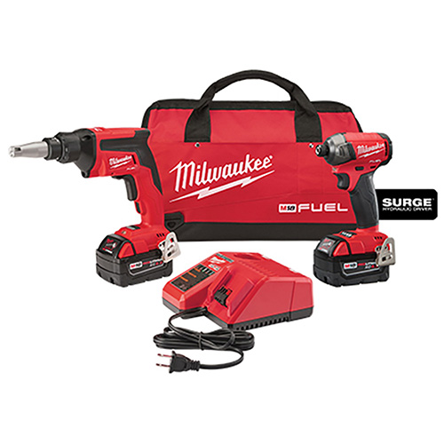 [MIL-2896-22] COMBO DESTORNILLADOR P/TABLAROCA 18 V + DESTORNILLADOR DE IMPACTO 1/4 C/2 PILAS