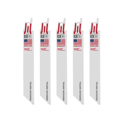 [MIA-48-00-5182] SEGUETA P/SIERRA SABLE BIMETAL 6X14 DPP P/METAL (PAQ. 5 PZAS.)