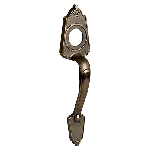 [LOC-LJ77LA] MANIJA DECORATIVA LATON ANTIGUO