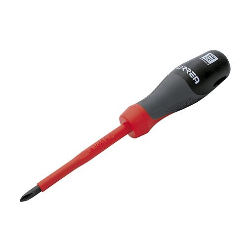 [URR-9702T] DESTORNILLADOR PARA 1000V BARRA REDONDA PHILLIPS® #2 X 3-15/16 TRIMATERIAL