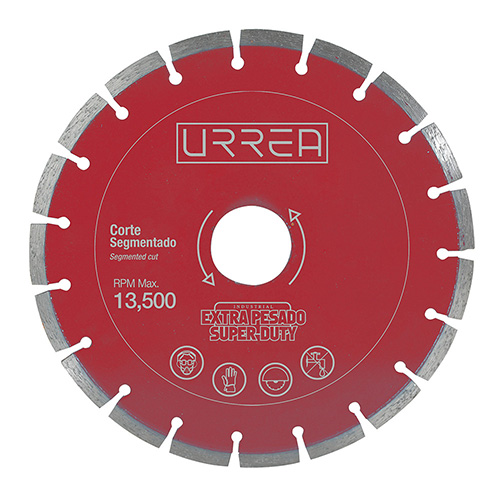[URR-DDES7] DISCO DE DIAMANTE SEGMENTADO, 7"