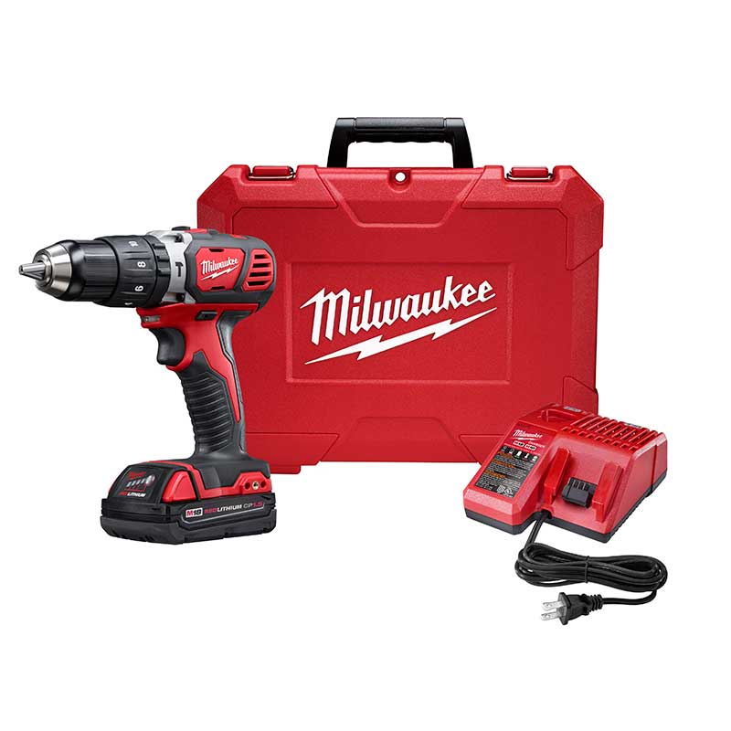 [A] (MIL-2607-21CT) ROTOMARTILLO 1/2'' M18™ C/CARBONES 18 V. ION/LITIO CON 1 BATERIA COMPACTA 1.5 AMP + CARGADOR