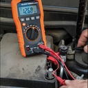 [T] (KLE-MM400) MULTIMETRO DIGITAL 600 V ESCALA AUTOMATICA CHECA TEMP.