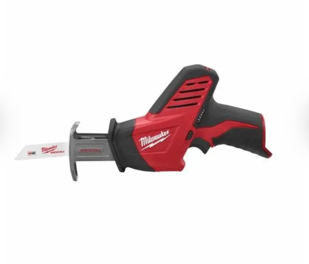 [A] (MIL-2498-24) KIT DE HERRAMIENTAS 12 V ION LITIO (LLAVE IMPACTO, SIERRA SABLE, TALADRO Y LAMPARA