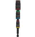 [A] (KLE-32910) DESARMADOR CON DADOS DE IMPACTO 7 en 1 (1/4-9/16) C/ENTRADA DE 1/4 PARA DESTORNILLADOR 