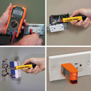 [A] (KLE-69149P) COMBO DE PRUEBA Y MEDICION MULTIMETRO MM300+PROBADOR DE VOLTAJE SIN CONTACTO NCVT-1+PROBADOR DE POLARIDAD RT105