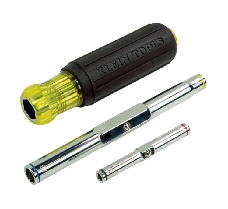 [A] (KLE-32476) DESARMADOR MULTIUSOS 5 en 1 CON PUNTAS PHILLIPS Y PUNTAS PLANAS