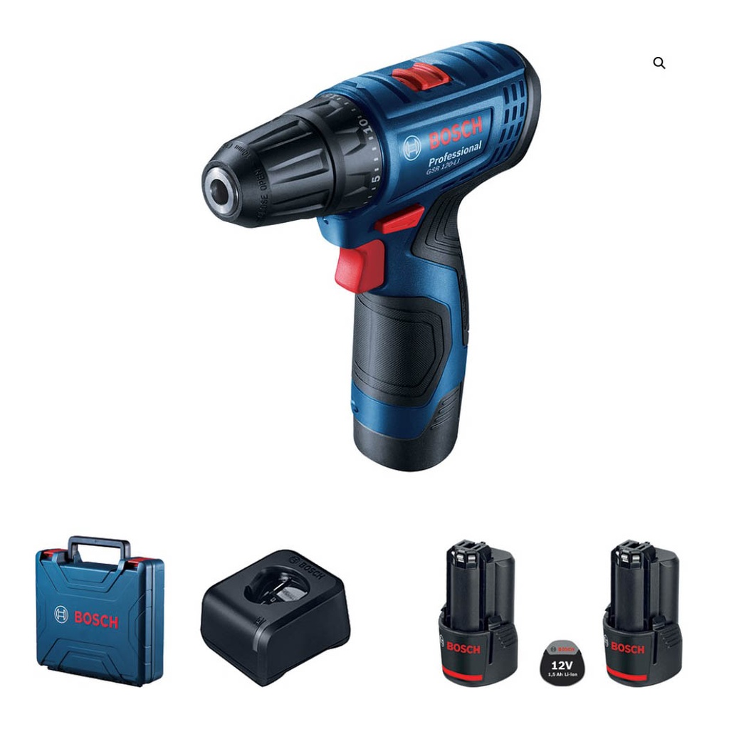 [A] (BOI-06019G80G0) TALADRO/ATORN. 12 V 3/8 C/2 BAT. 2.0AH 1 CARGADOR RAPIDO 127 V C/MALETIN PLASTIC (BOI-19G8-0G0)