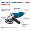 [A] (BOI-06112A75G0) COMBO MARTILLO CINCELADOR GBH 2-24 + MINIESMERILADORA 4 1/2 GWS 850
