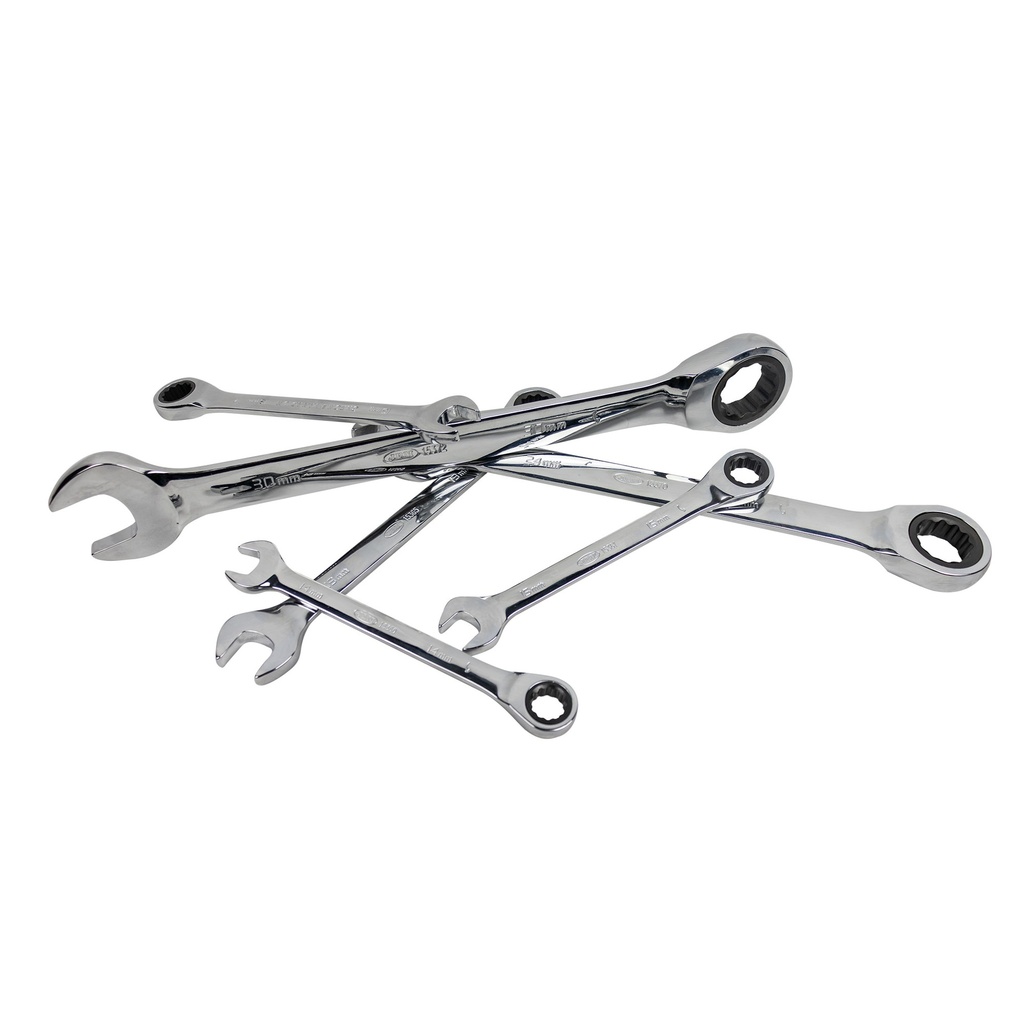 [A] (JBM-54041) JUEGO DE LLAVES COMBINADAS DE 22 PZAS CON MATRACA MILIMETRICAS DE 6 A 32 MM CON ESTUCHE