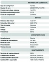 [T] (EVA-CS240ME0750) COMPRESOR SCROLL DE 7.5 HP 5.5 KW DE 24 PCM 220 V TRIFASICO C/CABINA INSONORIZADA DE 195 KGS