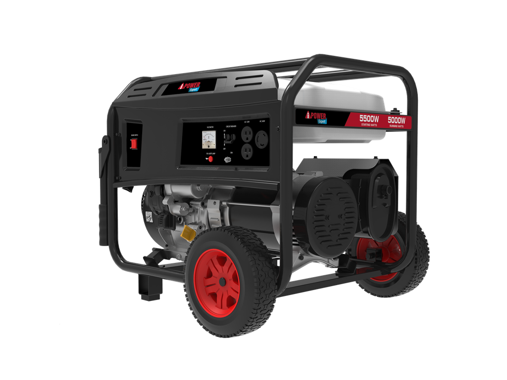 GENERADOR A GASOLINA EXPERT DE 5500 WATTS DE ARRANQUE Y 5000 WATTS CONTINUOS C/PROTECCION DE BAJO NIVEL DE ACEITE