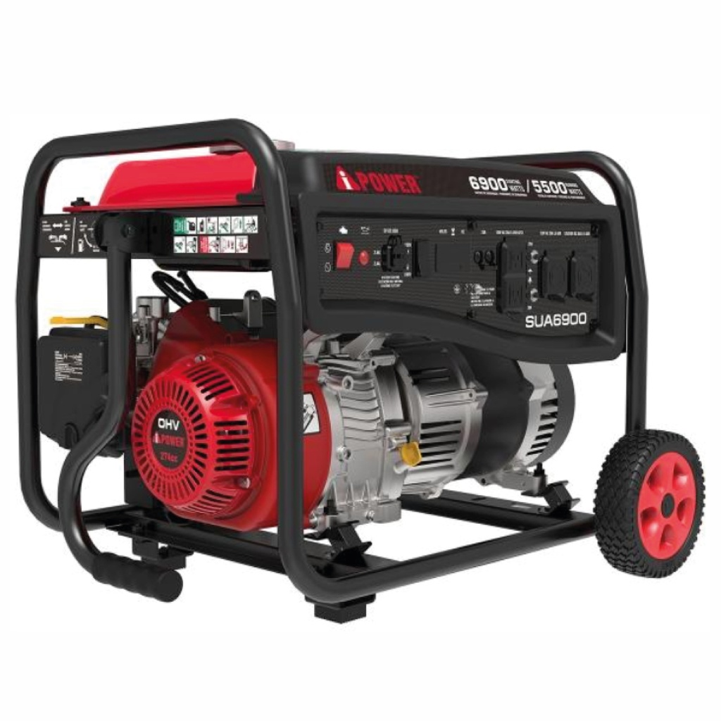 GENERADOR A GASOLINA MOD. SUA DE 6900 WATTS DE ARRANQUE Y 5500 WATTS CONTINUOS C/PROTECCION DE BAJO NIVEL DE ACEITE