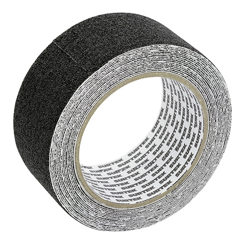 CINTA ANTIDERRAPANTE ANCHO 50 MM DE 5 M, COLOR NEGRO