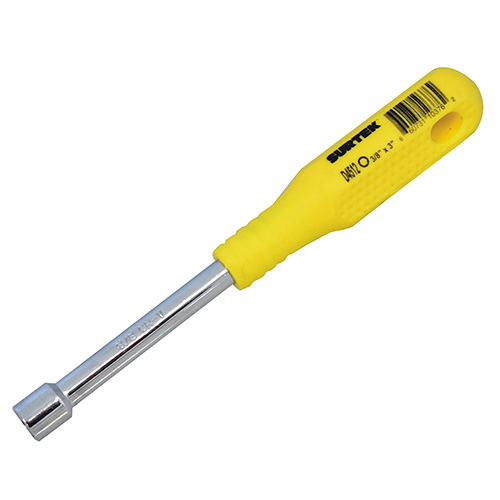DESTORNILLADOR CON MANGO AMARILLO, DE CAJA EN PULGADAS 3/8" X 3"