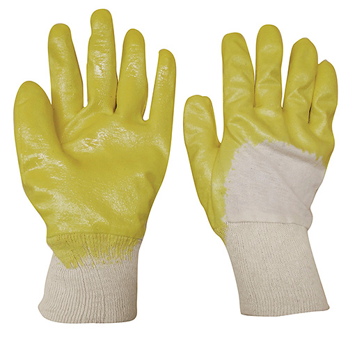 GUANTES DE ALGODON CON RECUBRIMIENTO DE NITRILO TALLA M
