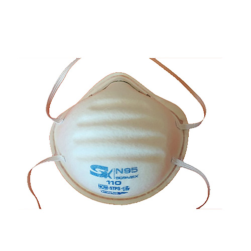 MASCARILLA N95 CON CLIP NASAL MARCA SOBMEX C/MEDIO FILTRANTE ELECTROSTATICO