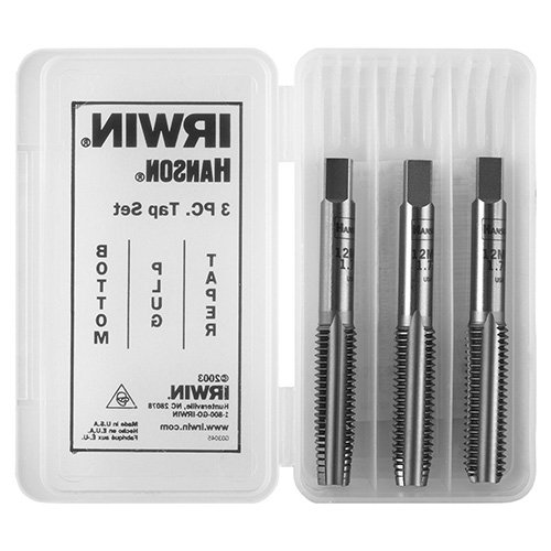 JUEGO DE MACHUELOS A.C. 10mm X 1.25 3 PZAS. (2739)