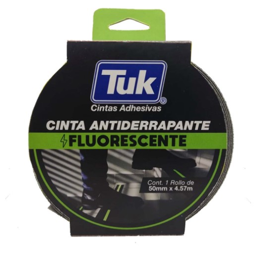 CINTA ANTIDERRAPANTE TIPO 774 FLUORESCENTE 2 PULG x 4.57 mts