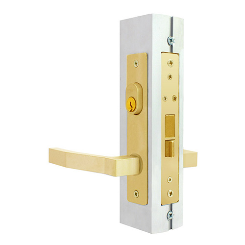 CERRADURA P/PUERTA ALUMINIO DOBLE MANIJA DORADO (PHI-550AD)