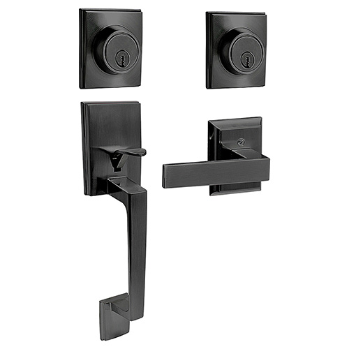 GATILLO RECTANGULAR SÓLIDO PARA ENTRADA FUNCIÓN SENCILLA, NEGRO, VISUAL