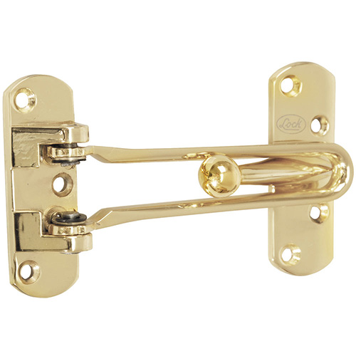 ACCESORIO DE SEGURIDAD PARA PUERTA ACABADO LATÓN BRILLANTE