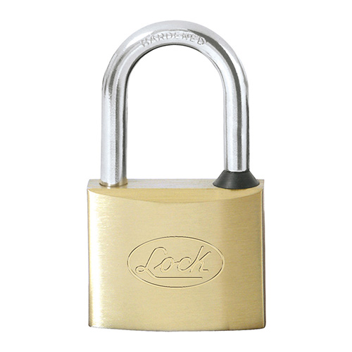 CANDADO DE LATÓN LARGO 30 MM, LLAVE ESTÁNDAR
