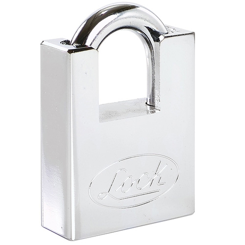 CANDADO ANTIPALANCA DOBLE CERROJO 60 MM, LLAVE DE DISCO