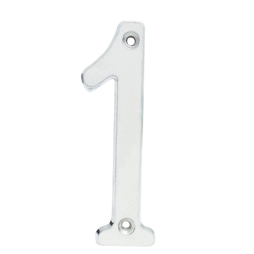 NÚMERO 1 SLIM 4" NÍQUEL SATINADO