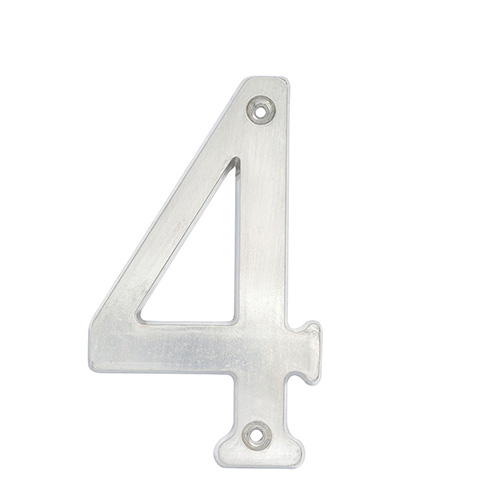 NÚMERO 4 SLIM 4" NÍQUEL SATINADO