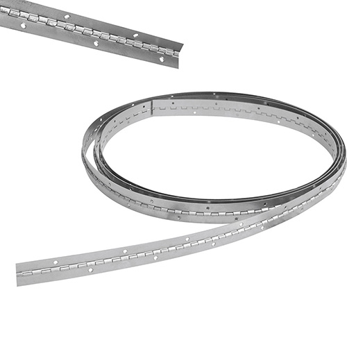 BISAGRA PIANO BARRENADAS 1-1/4" X 3.5 M, NATURAL, EN CAJA