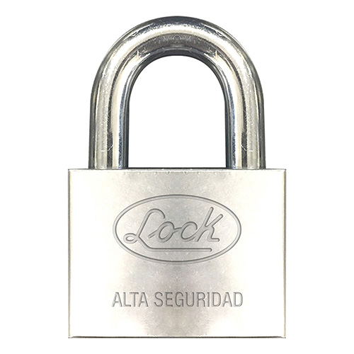 CANDADO DE ALTA SEGURIDAD 60 MM, LLAVE DE DISCO