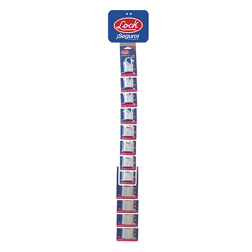 TIRA DE IMPULSO CON CANDADOS DE ACERO HORQUILLA LARGA 8 X 100 CM, 19 PIEZAS