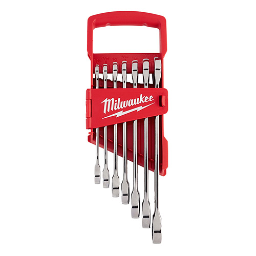 LLAVES DE TRINQUETE DE COMBINACIÓN SAE 7 PZAS