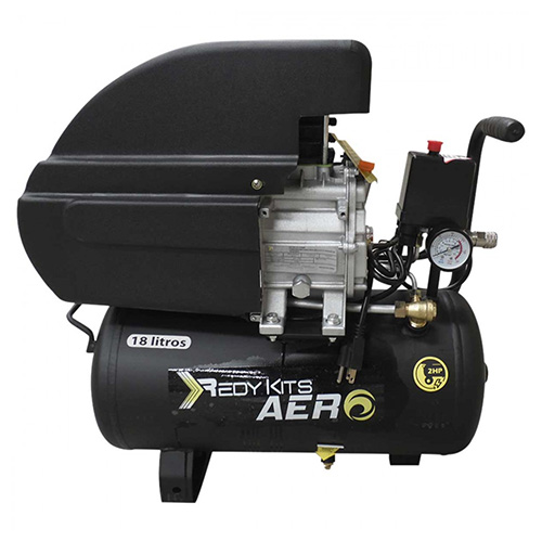 COMPRESOR LUBRICADO 2 HP TANQUE 18 L MODELO AERO (sin empaque)