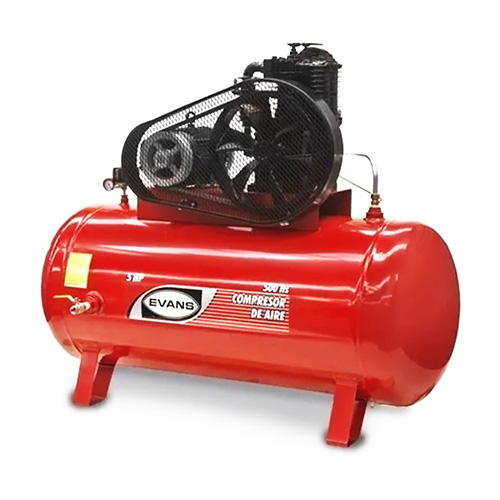 COMPRESOR LUBRICADO 2 ETAPAS 5 HP TRIF. 175 lb 500L (LIBRE A BORDO GDL.)