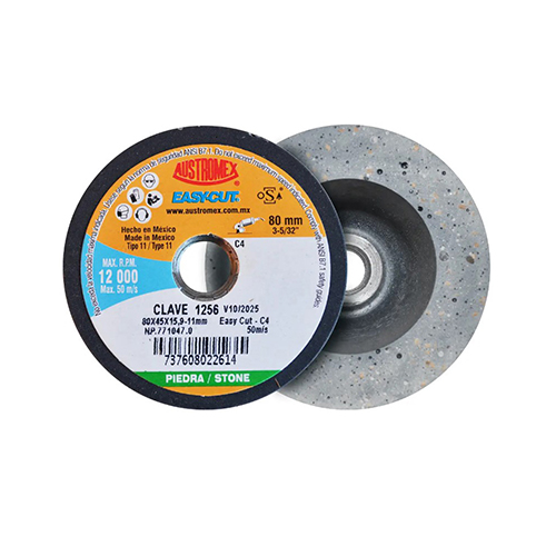 PIEDRA COPA SHELLAC 3 5/32 X 1-3/4 X 5/8 (BD) GRANO C4 280 EASY CUT