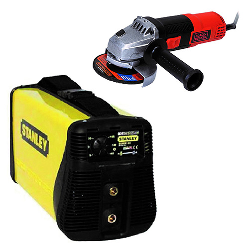 COMBO SOLDADORA INVERSOR 5-160 AMP 220 V C/CAJA PLAST. Y MINI BDI-G900-B3 GRATIS