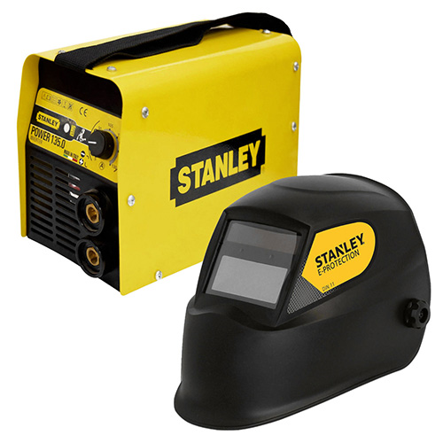 COMBO SOLDADORA INVERSOR 5-130 AMP 220 V C/CARETA ELECT. STANLEY GRATIS!!!
