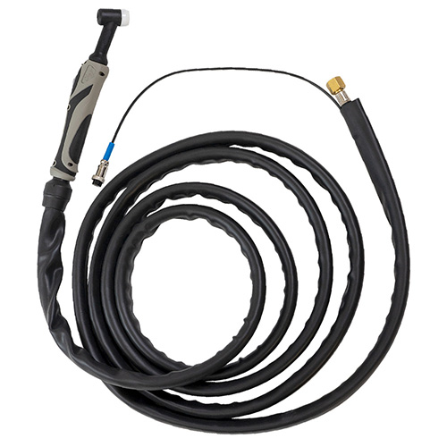 ANTORCHA TIG CUELLO FLEXIBLE C/CONECTOR ROSCADO 3/8 USO GENERAL 4.5m 2 PINES